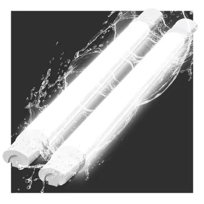 NETTLIFE 2-v-1 LED stropna svetilka, odporna proti vlagi, 90CM - 24W 3000LM, stropna svetilka, kuhinjska svetilka, svetilka za kad, IP65 5000K