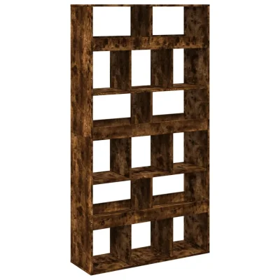 Paravan - Pregrada - Sobne pregrade za prostor dimljen hrast 100x33x187,5 cm inž. les