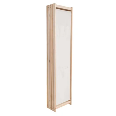 Paravan - Sobne pregrade 5-delni blago 200x170x4 cm krem