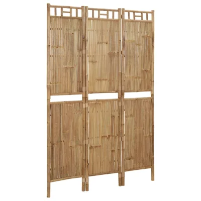 Paravan - Sobne pregrade 3-delni iz bambusa 120x180 cm