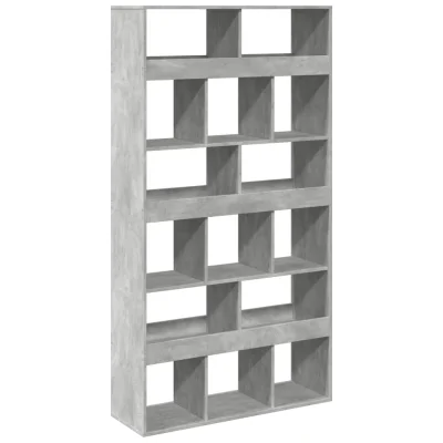 Paravan - Pregrada - Sobne pregrade za prostor betonsko siva 100x33x187,5 cm inž. les