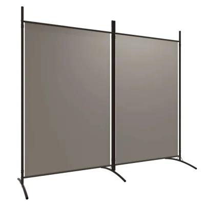 Paravan - Sobne pregrade 2-delni antracit 175x180 cm blago