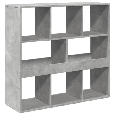 Paravan - Pregrada - Sobne pregrade za prostor betonsko siva 100x33x94,5 cm inženirski les