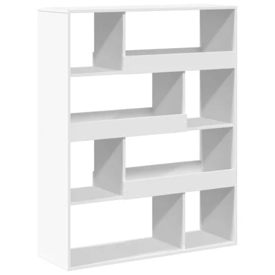Paravan - Pregrada - Sobne pregrade za prostor bela 100x33x125,5 cm inženirski les