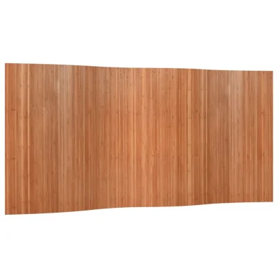 Paravan - Sobne pregrade rjav 165x400 cm bambus