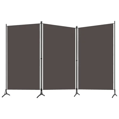 Paravan - Sobne pregrade 3-delni antraciten 260x180 cm