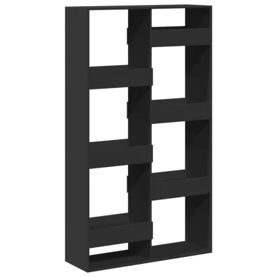 Paravan - Pregrada - Sobne pregrade za prostor črna 100x33x175 cm inženirski les