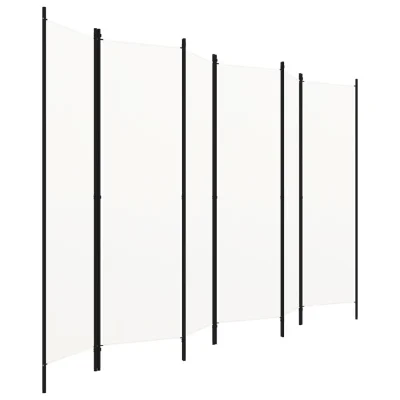 Paravan - Sobne pregrade 6-delni bel 300x180 cm