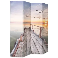 Zložljiv Paravan - Sobne pregrade 160x170 cm jezero