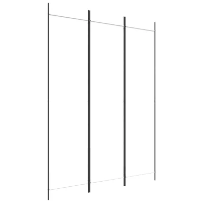Paravan - Sobne pregrade 3-delni bel 150x200 cm blago