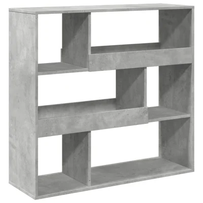 Paravan - Pregrada - Sobne pregrade za prostor betonsko siva 100x33x94,5 cm inženirski les
