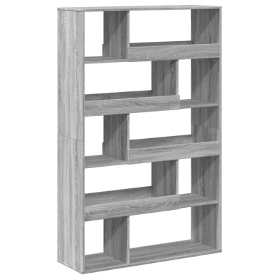 Paravan - Pregrada - Sobne pregrade za prostor siva sonoma 100x33x156,5 cm inženirski les