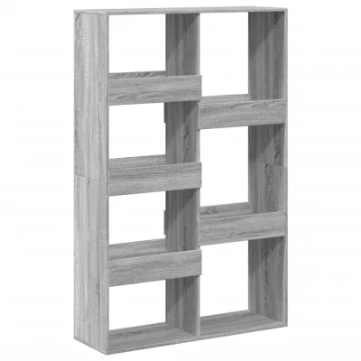 Paravan - Pregrada - Sobne pregrade za prostor siva sonoma 100x33x155,5 cm inženirski les