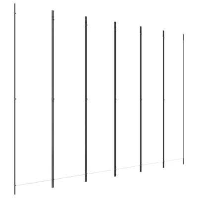Paravan - Sobne pregrade 6-delni bel 300x220 cm blago