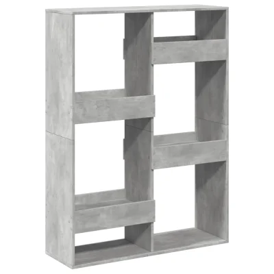 Paravan - Pregrada - Sobne pregrade za prostor betonsko siva 100x33x135 cm inženirski les