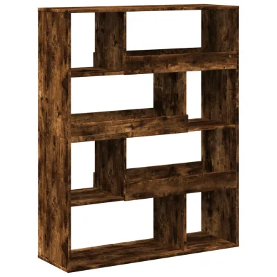 Paravan - Pregrada - Sobne pregrade za prostor dimljen hrast 100x33x125,5 cm inž. les