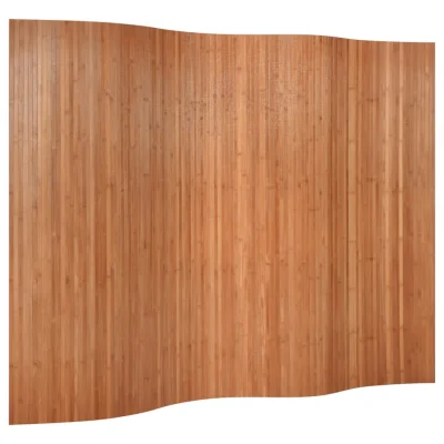 Paravan - Sobne pregrade rjav 165x250 cm bambus