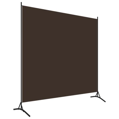 Paravan - Sobne pregrade rjav 175x180 cm tkanina