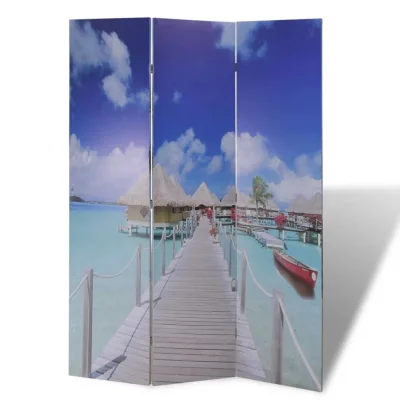 Zložljiv Paravan - Sobne pregrade 120x170 cm plaža