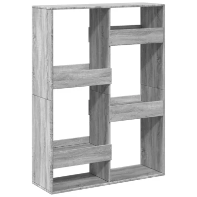 Paravan - Pregrada - Sobne pregrade za prostor siva sonoma 100x33x135 cm inženirski les