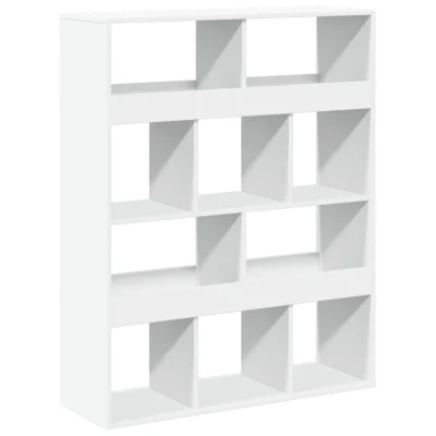 Paravan - Pregrada - Sobne pregrade za prostor bela 100x33x125,5 cm inženirski les