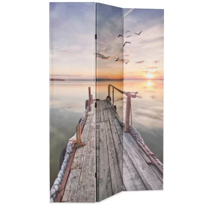Zložljiv Paravan - Sobne pregrade 120x170 cm jezero