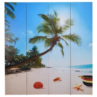 Zložljiv Paravan - Sobne pregrade 160x170 cm plaža