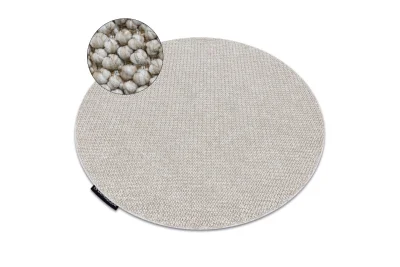 Preproga CASABLANCA LOOP ratas bež, petlja, mehka cercle 150 cm