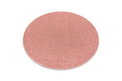ETON PLUS pudrasto roza ratas tepih, enobarven, enoten, gladek cercle 150 cm