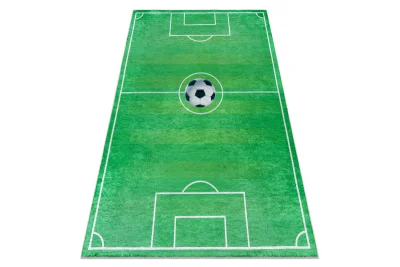 BAMBINO 9731 pralna preproga Nogometno igrišče, nogomet za otroke proti zdrsu - zelena 200x290 cm