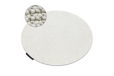 Preproga CASABLANCA LOOP ratas bela, petlja, mehka cercle 150 cm