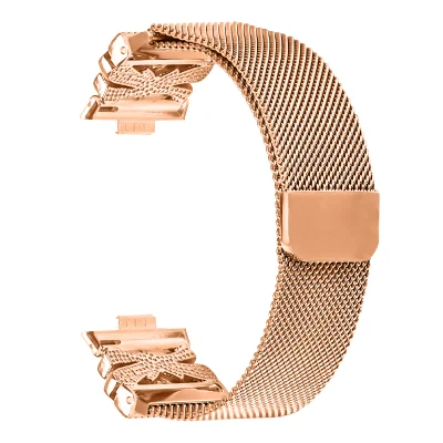 Huawei Watch Fit 3 pašček - elegantno rožnato zlato nerjaveče jeklo
