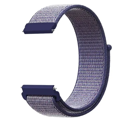 Najlonski pašček za uro za Samsung Watch 4/5/6 & Huawei GT4 Blue 20 mm