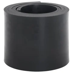 vidaXL Gumijasti rob za snežni plug črn 200x15x1 cm