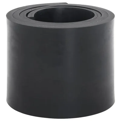 vidaXL Gumijasti rob za snežni plug črn 200x15x1 cm