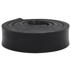 vidaXL Gumijasti rob za snežni plug črn 250x8x2 cm