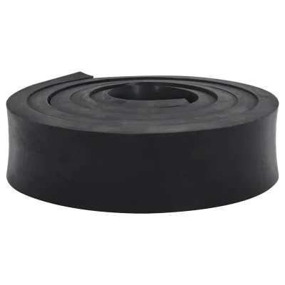 vidaXL Gumijasti rob za snežni plug črn 250x8x2 cm