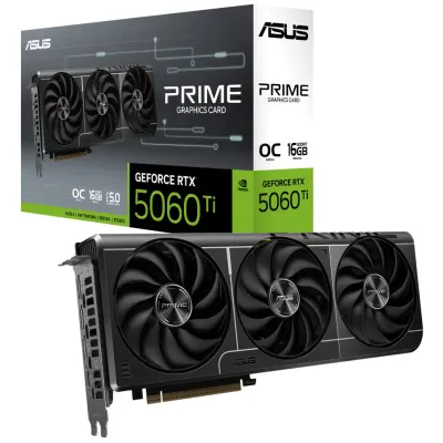 Grafična kartica nVidia RTX5060Ti Asus Prime OC Edition - 16GB GDDR7 (90YV0MH2-M0NA00)