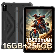 HOTWAV R6 Ultra 16GB(8+8GB)/256GB/TF 2TB, 4G-LTE oranžna Trpežna tablica računalnik, 15600mAh 10.4" Android 13