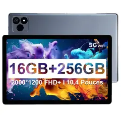 HOTWAV Pad 8 16GB(8+8GB)/256GB/TF 1TB, 4G-LTE Siva tablica računalnik, 7500mAh 10.4" Android 13