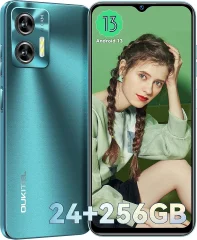 OUKITEL C35 24GB(12+12GB)+256GB, zelena pametni telefon Android 13, 6.56” 50MP 5150mAh
