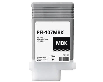 Canon združljiva kartuša s črnilom Pfi-107 Mbk mat črno pigmentirana (6704B001)