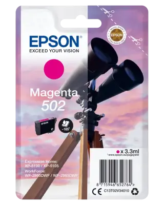 EPSON T02V3 (502) magenta kartuša s črnilom