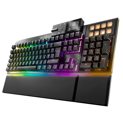 BE QUIET! Dark Mount Silent Linear UK RGB (BT001UK) mehanska modularna gaming črna tipkovnica