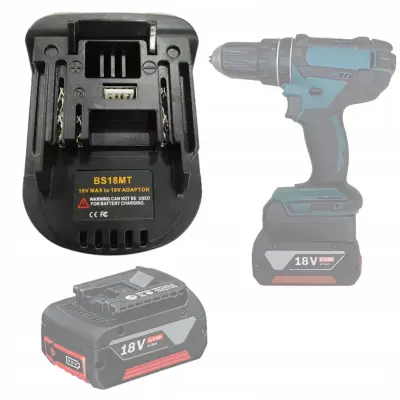 Rosfix Adapter BS18MT – Pretvornik Akumulatorja Bosch 18V na Orodja Makita 18V | Kompatibilen z LXT