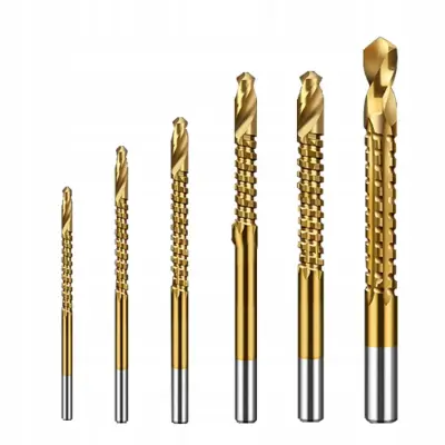 Rosfix Set Zobatih Svedrov za Les – 6 Kos, 3–8 mm, 1/4'''' Vpenjalo, Nerjaveče Jeklo | Za Vrtalnike