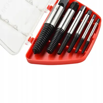 Rosfix Set Izvijačev za Poškodovane Vijake 3–18 mm – 5 Kos, Inox, 1/4'''', Etui | Za Vrtalnike