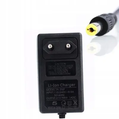 Rosfix Polnilec 21V-98F za Električno Orodje – Li-Ion, 110–240V AC, 0,5A, LED Indikator | Animal Pro