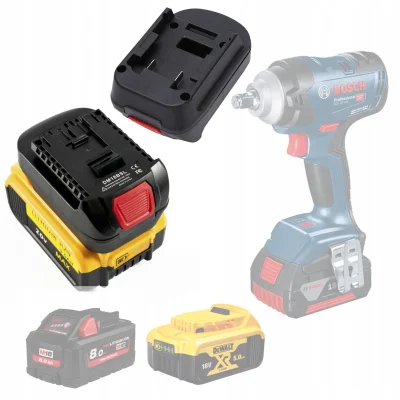 ROSFIX ADAPTER DEWALT / MILWAUKEE ZA BATERIJO BOSCH (DM18BSL)