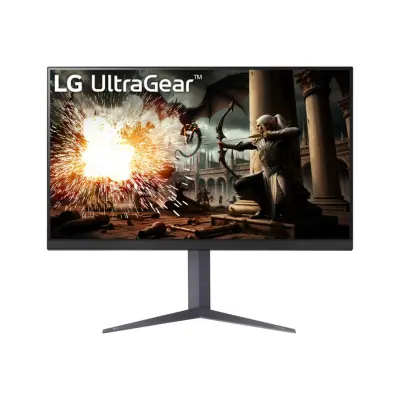 Monitor LG 80 cm (31,5") 32GS75QX-B 2560x1440 Gaming 180Hz IPS 1ms 2xHDMI DisplayPort Pivot  sRGB99% FreeSync G-Sync Compatible HDR400 UltraGear črna